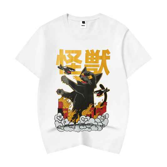 YeT009 Catzilla Destruction Tee