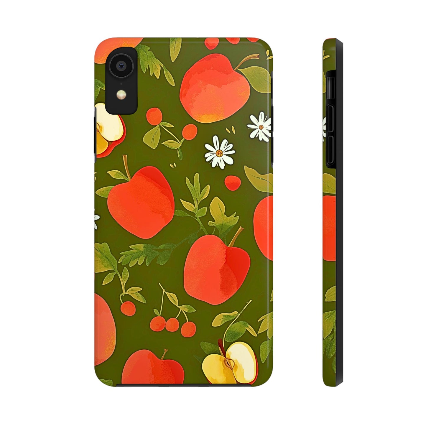 Apple & Berry Garden Pattern Style Tough Phone Case/Cover | Aesthetic