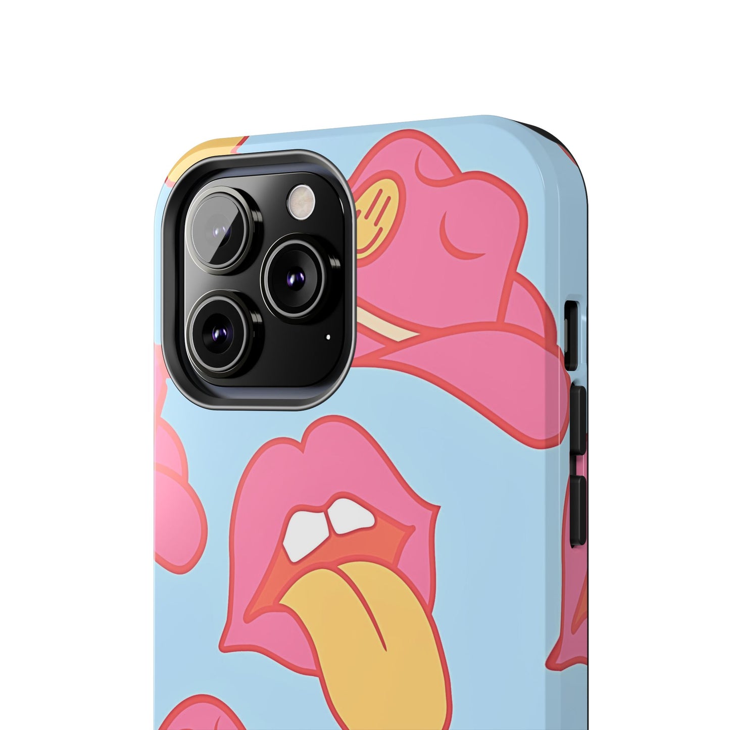 Preppy Cowboy Hat & Hot Lips Pattern (Version 1) Tough Phone Case | Aesthetic