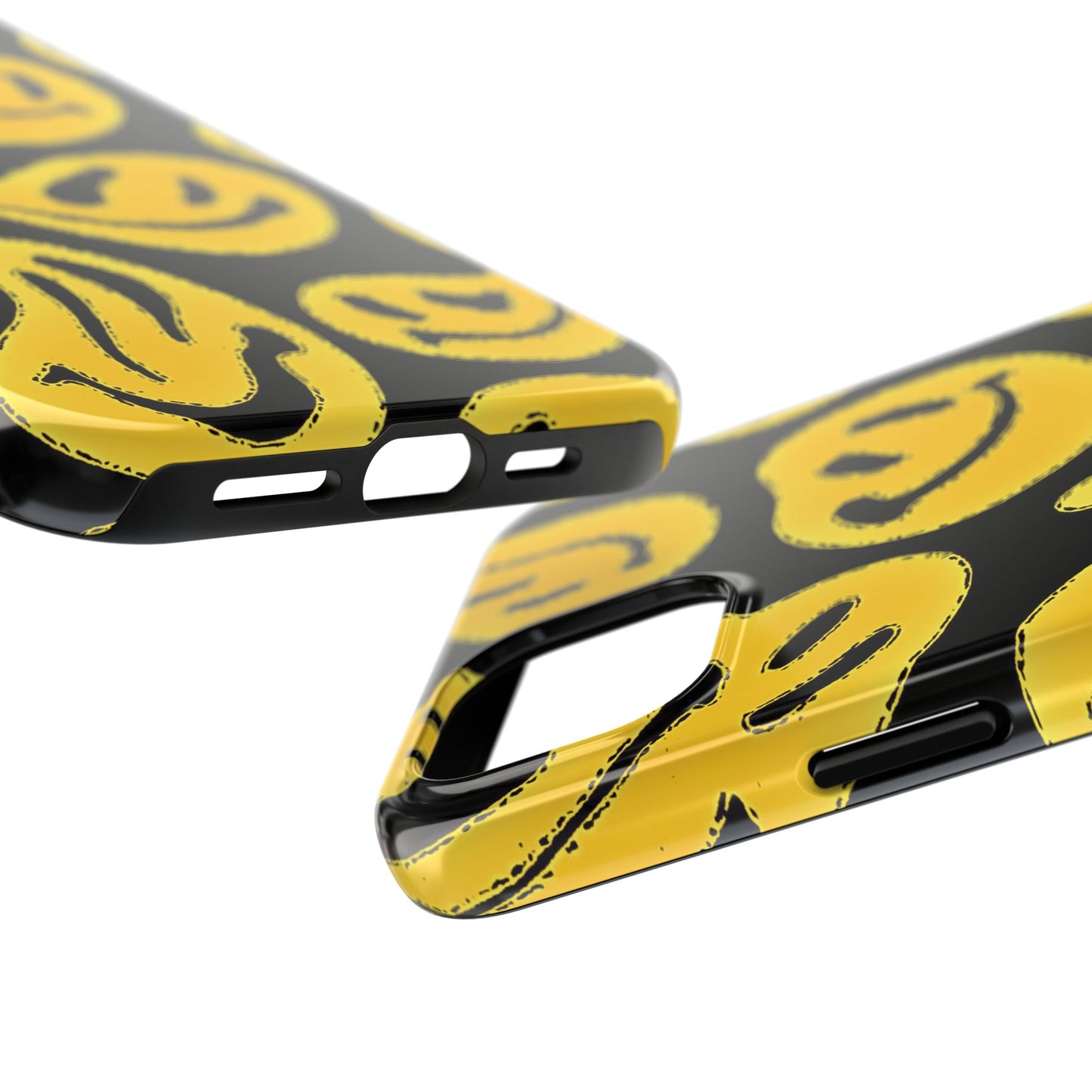 Colorful Trippy Smiley Face (Version 1) Tough Phone Case | Aesthetic