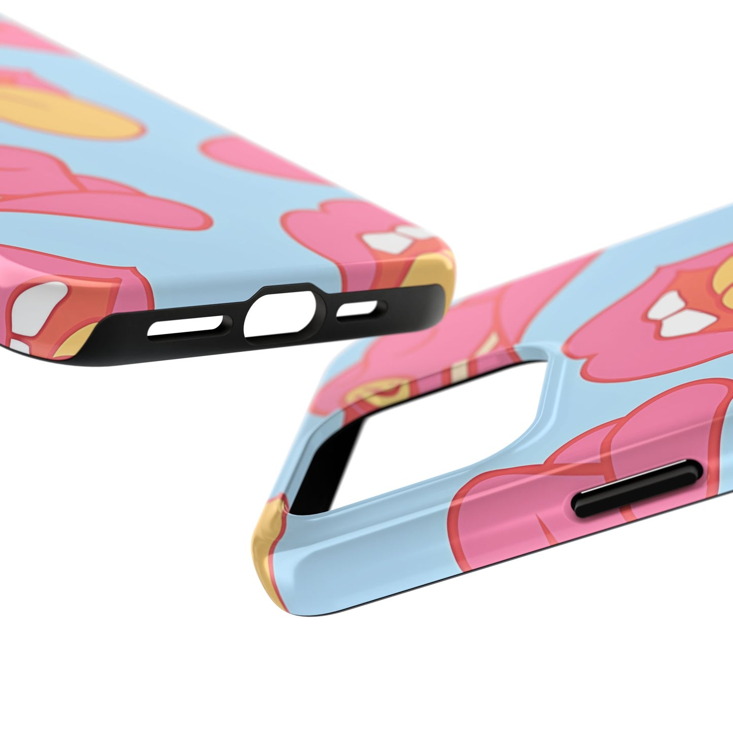 Preppy Cowboy Hat & Hot Lips Pattern (Version 1) Tough Phone Case | Aesthetic