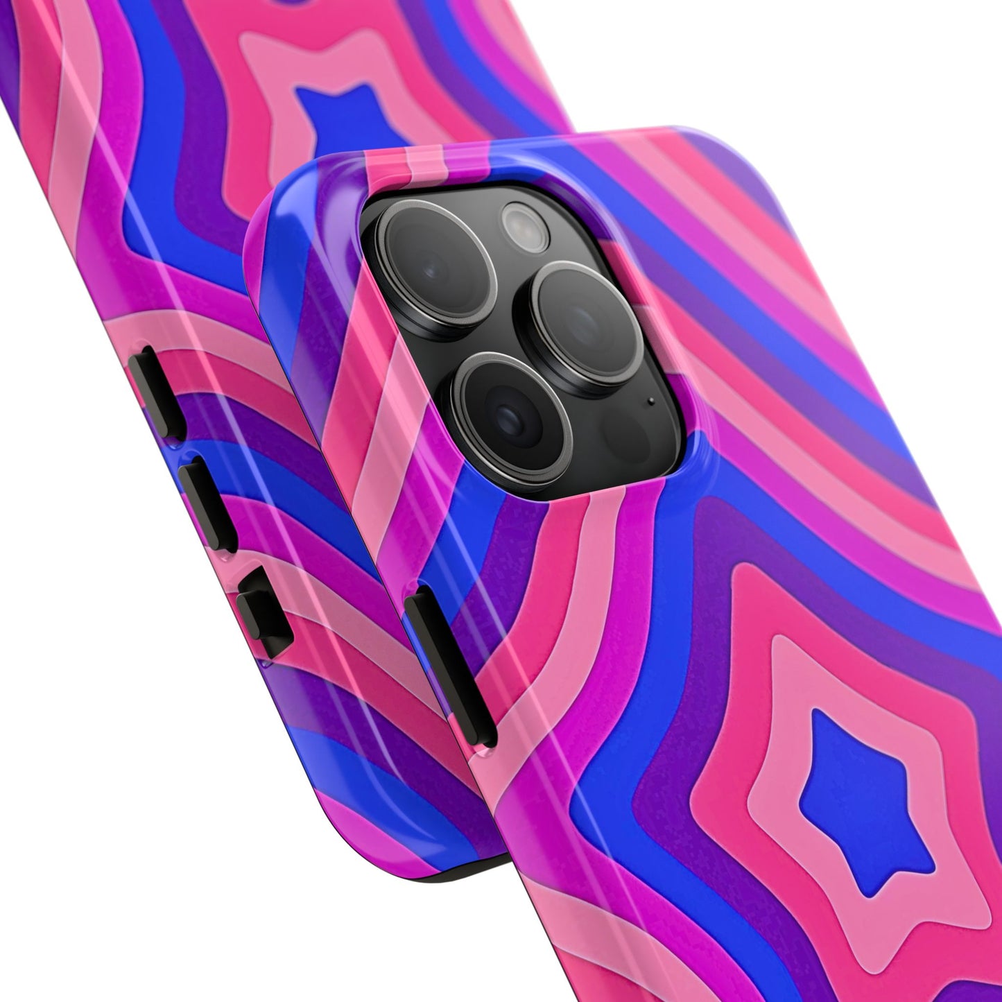 Funda resistente para teléfono con diseño de estrella retro | Estética