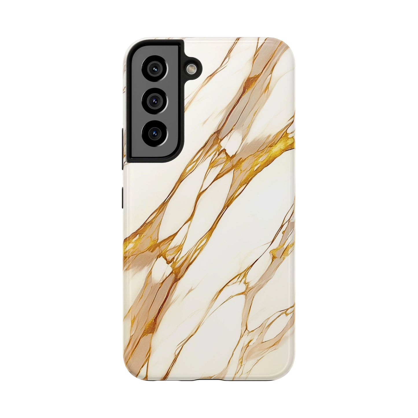 Luxury Marble Gold Vein Texture Pattern Style Tough Phone Case/Cover | Aesthetic