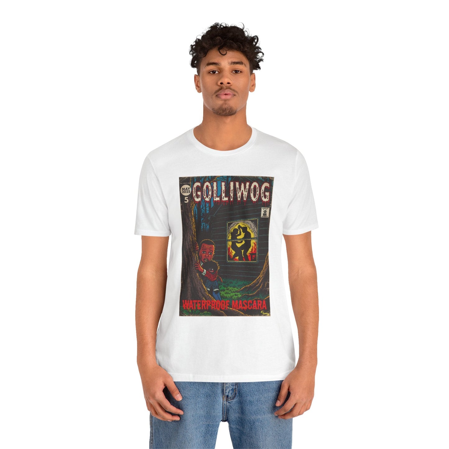 Waterproof Mascara - Golliwog - Unisex Jersey Short Sleeve Tee