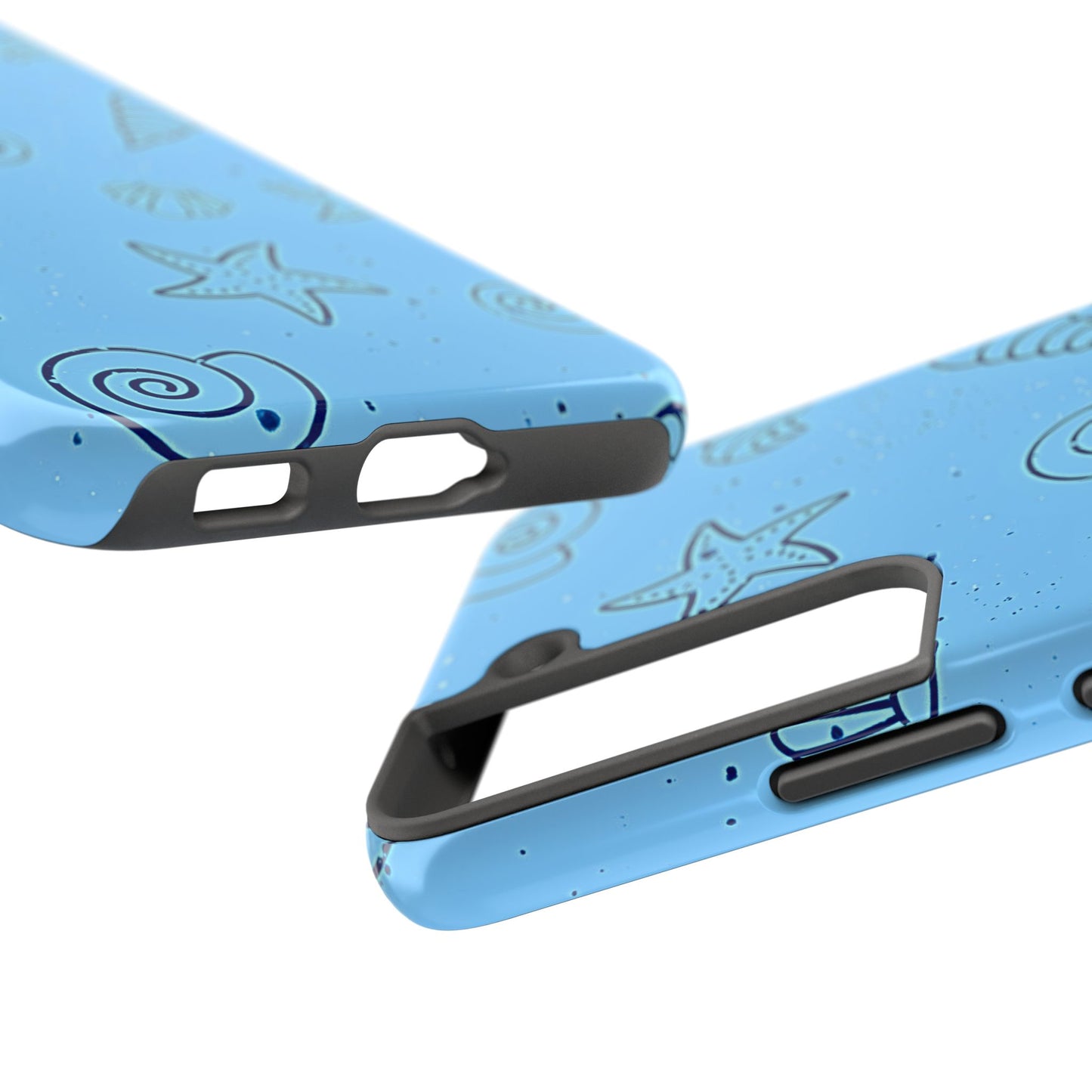 Funda resistente para teléfono Shells azul claro | Estética