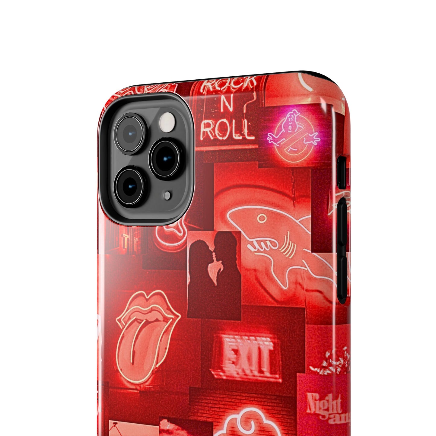 Red Neon Style Tough Phone Case | Aesthetic