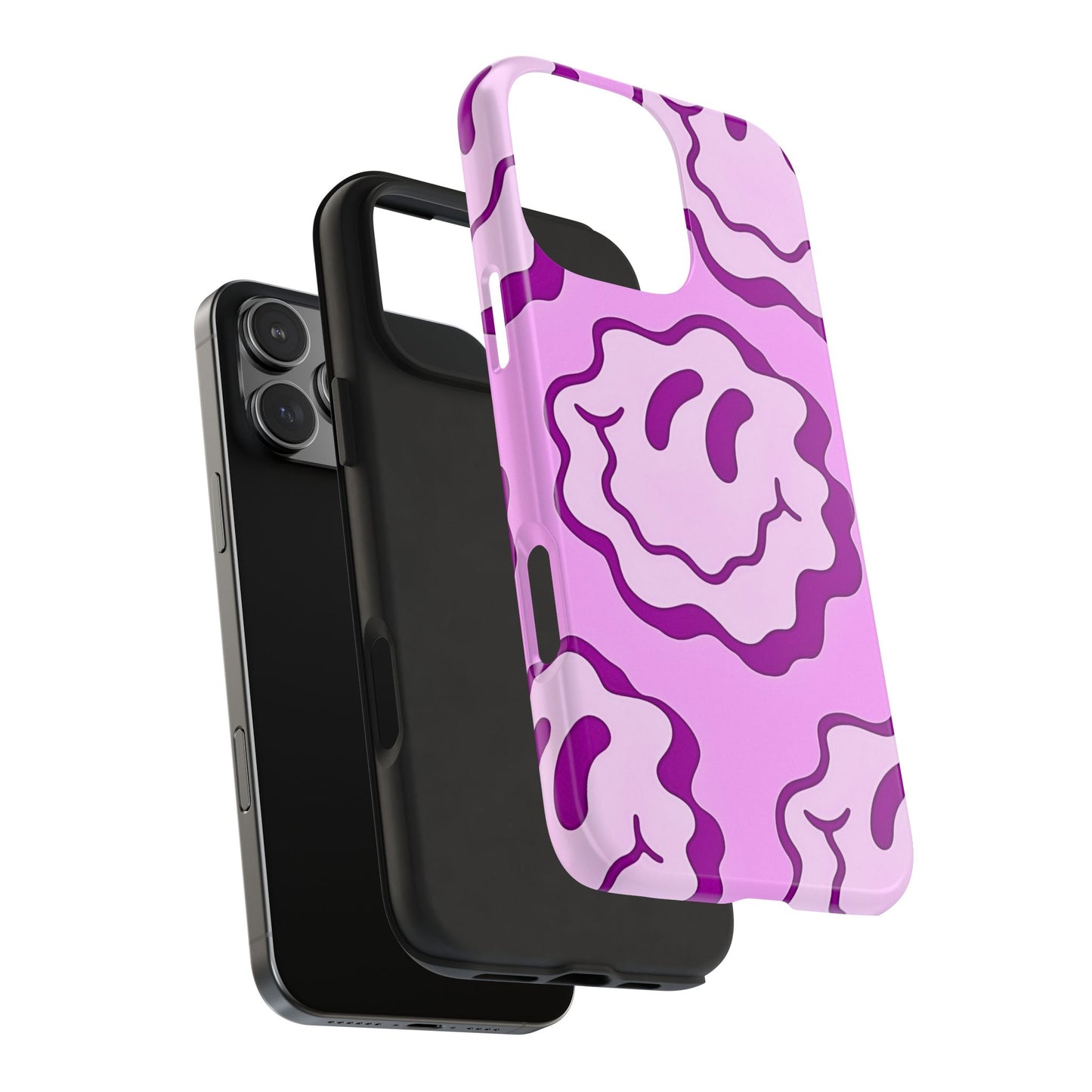 Waving Smile Preppy Pinky Tough Phone Case | Aesthetic