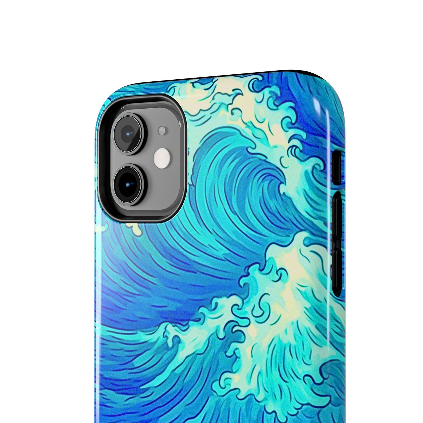 Cool Water Wave Style Tough Phone Case | Aesthetic