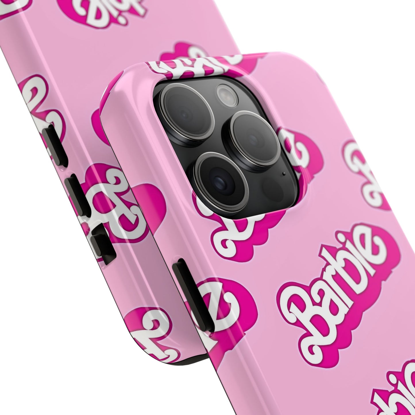 Retro Style Barbie Logo Pattern Tough Phone Case/Cover | Aesthetic
