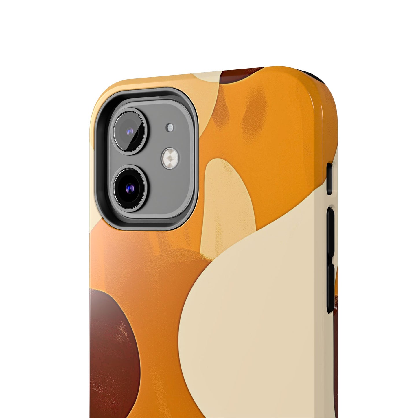 Funda/Cubierta resistente para teléfono con diseño en beige y marrón Earth Harmony | Estética