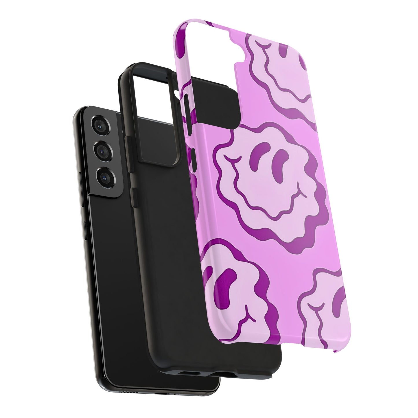 Waving Smile Preppy Pinky Tough Phone Case | Aesthetic