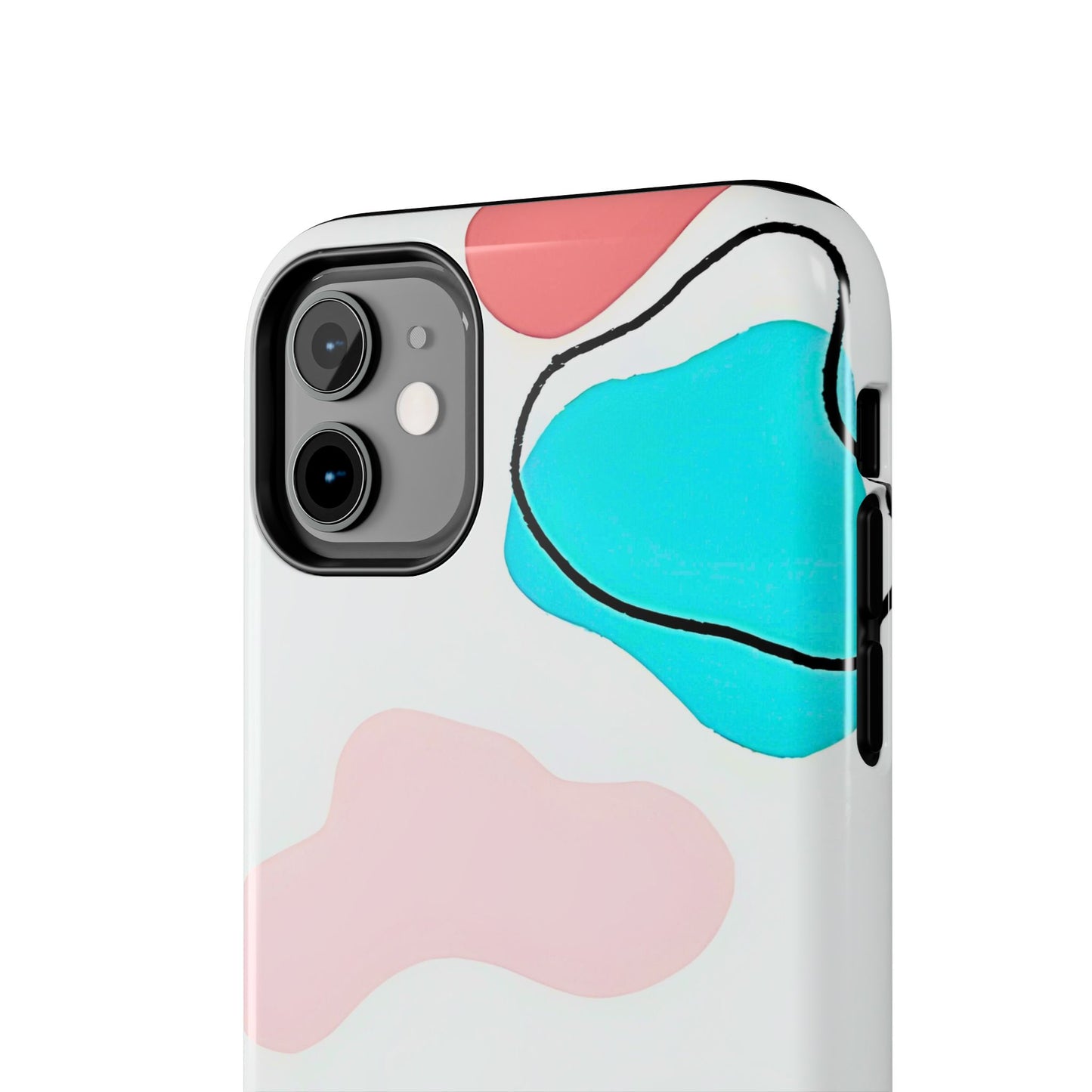Abstract Shapes Preppy Pastel Style (Version 1) Tough Phone Case | Aesthetic