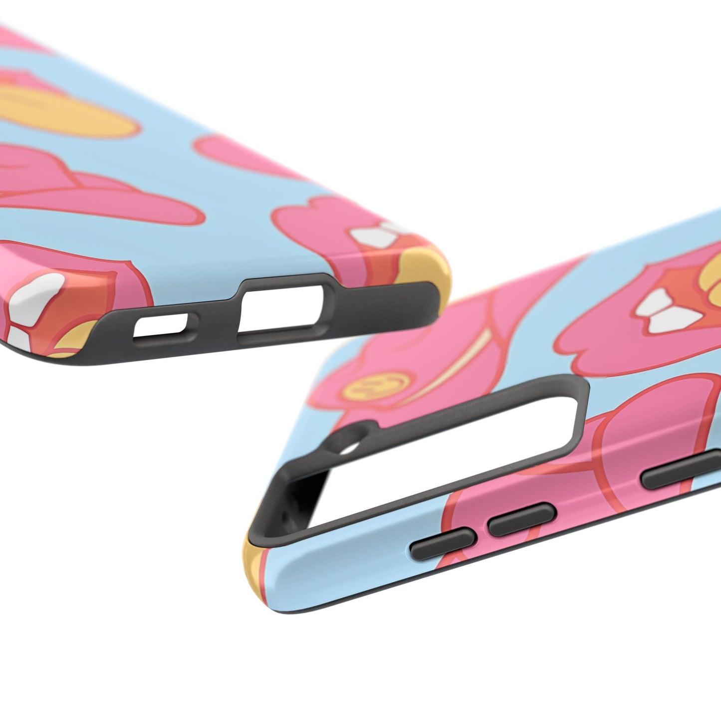 Preppy Cowboy Hat & Hot Lips Pattern (Version 1) Tough Phone Case | Aesthetic
