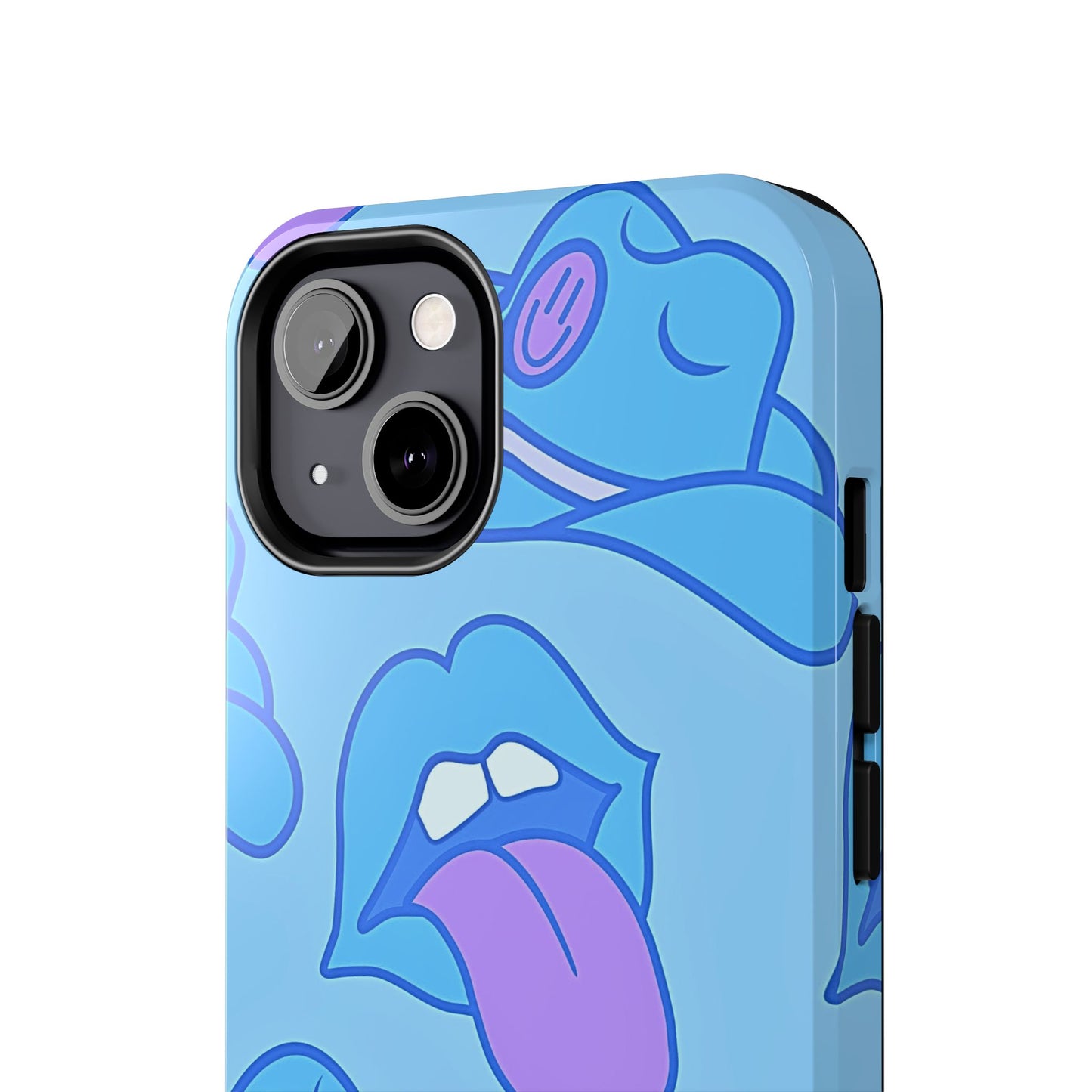 Preppy Cowboy Hat & Hot Lips Pattern (Version 2) Tough Phone Case | Aesthetic