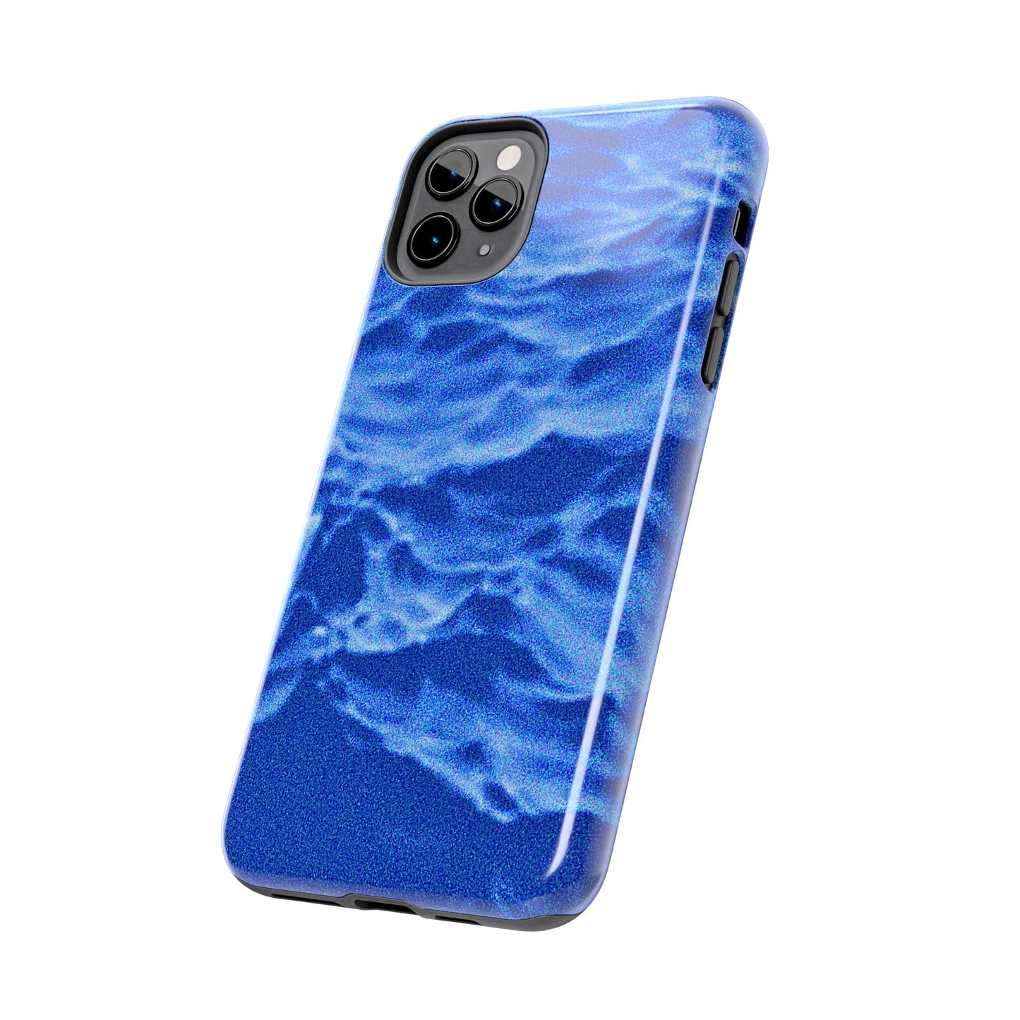 Blurred Ocean Waves Dark Blue Tough Phone Case | Aesthetic