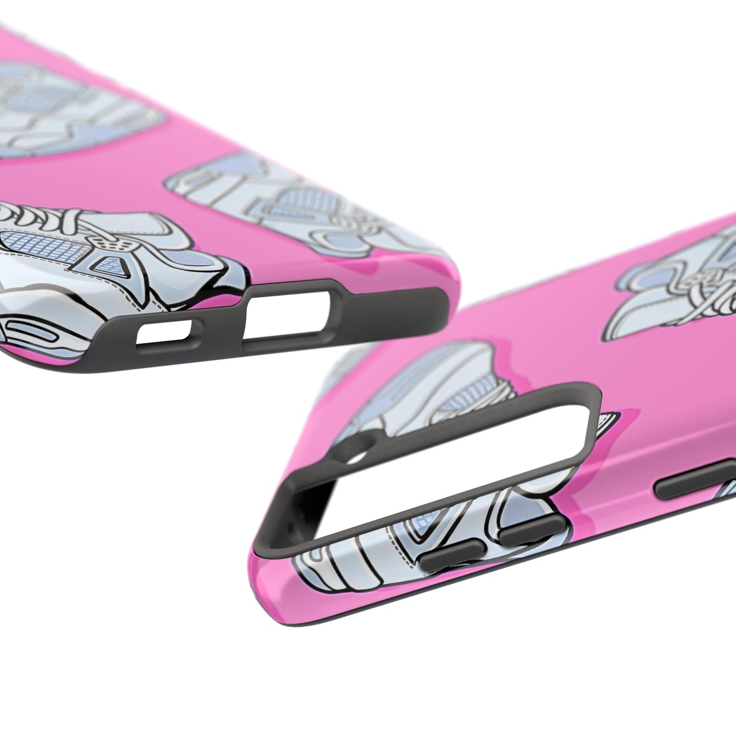 Funda resistente para teléfono con diseño de zapatillas Jordan 4 blancas | Estética