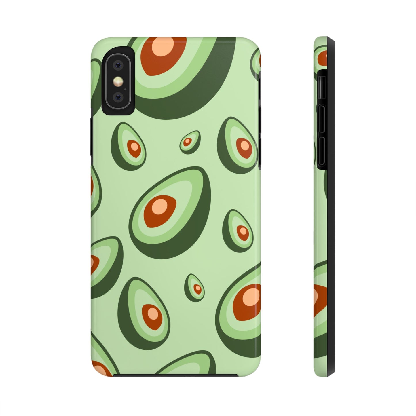 Trendy Avocado Pattern Green Aesthetic Minimal Fruit Phone Case | Food