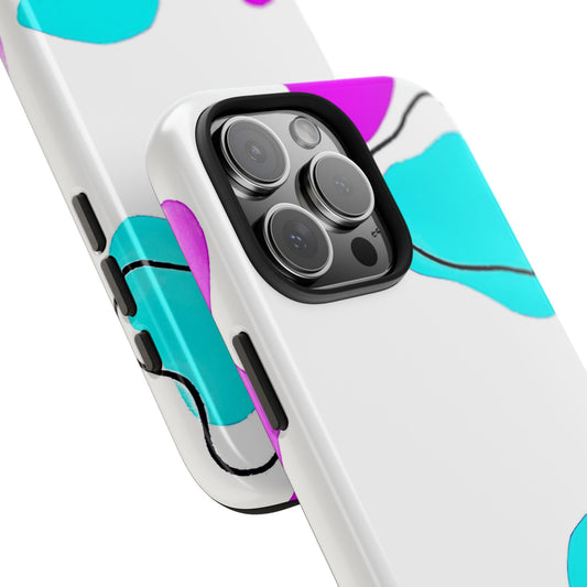 Abstract Shapes Preppy Pastel Style (Version 2) Tough Phone Case | Aesthetic