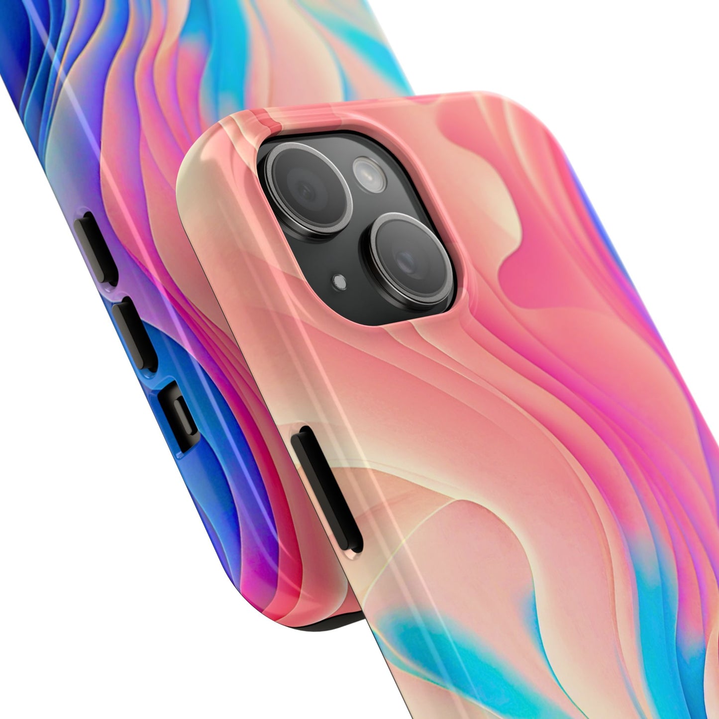Abstract Pastel Waves Tough Phone Case | Aesthetic
