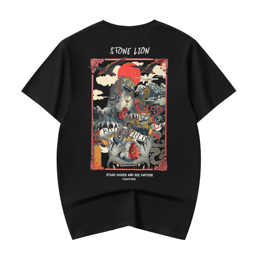 YeT006 Stone Lion Tee