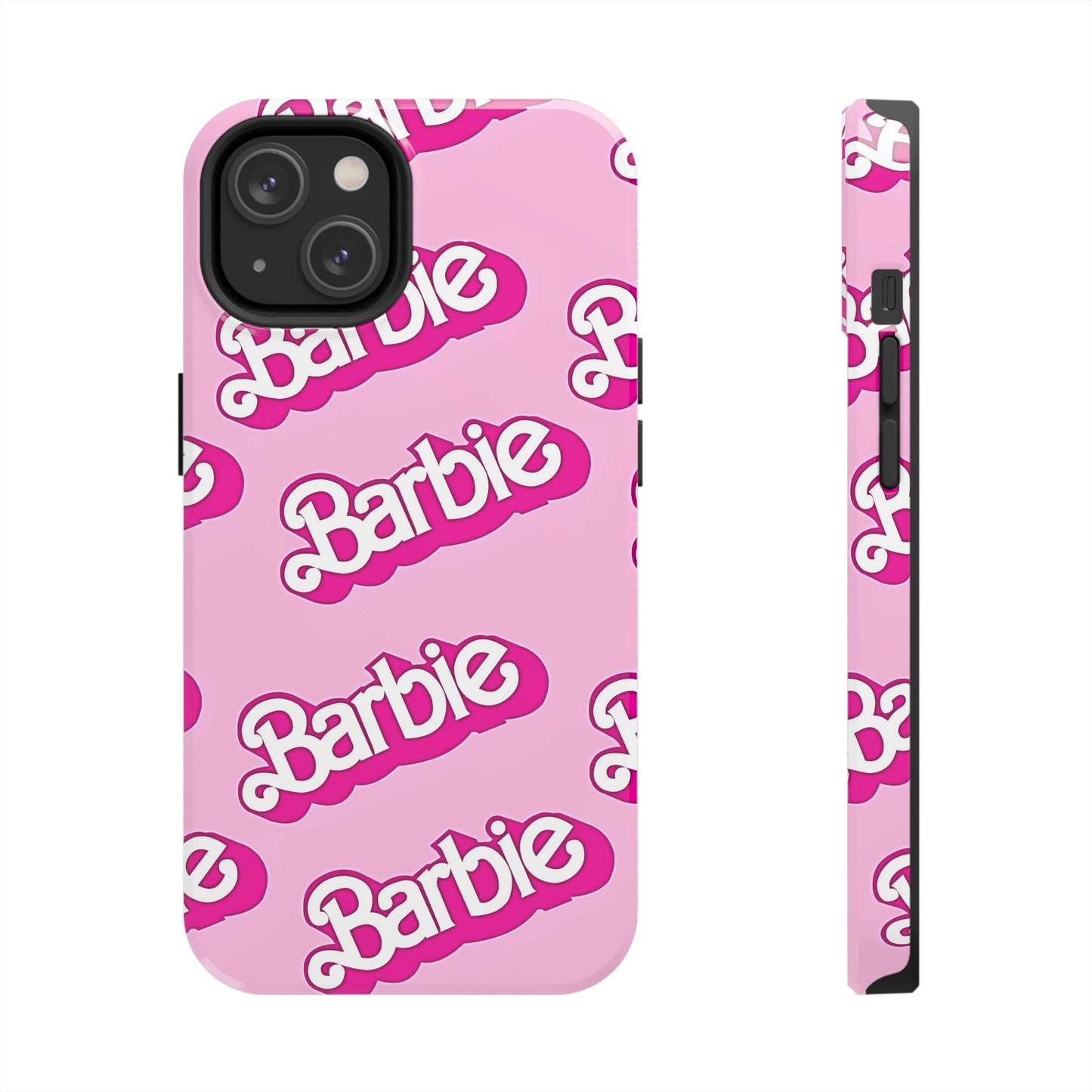 Retro Style Barbie Logo Pattern Tough Phone Case/Cover | Aesthetic