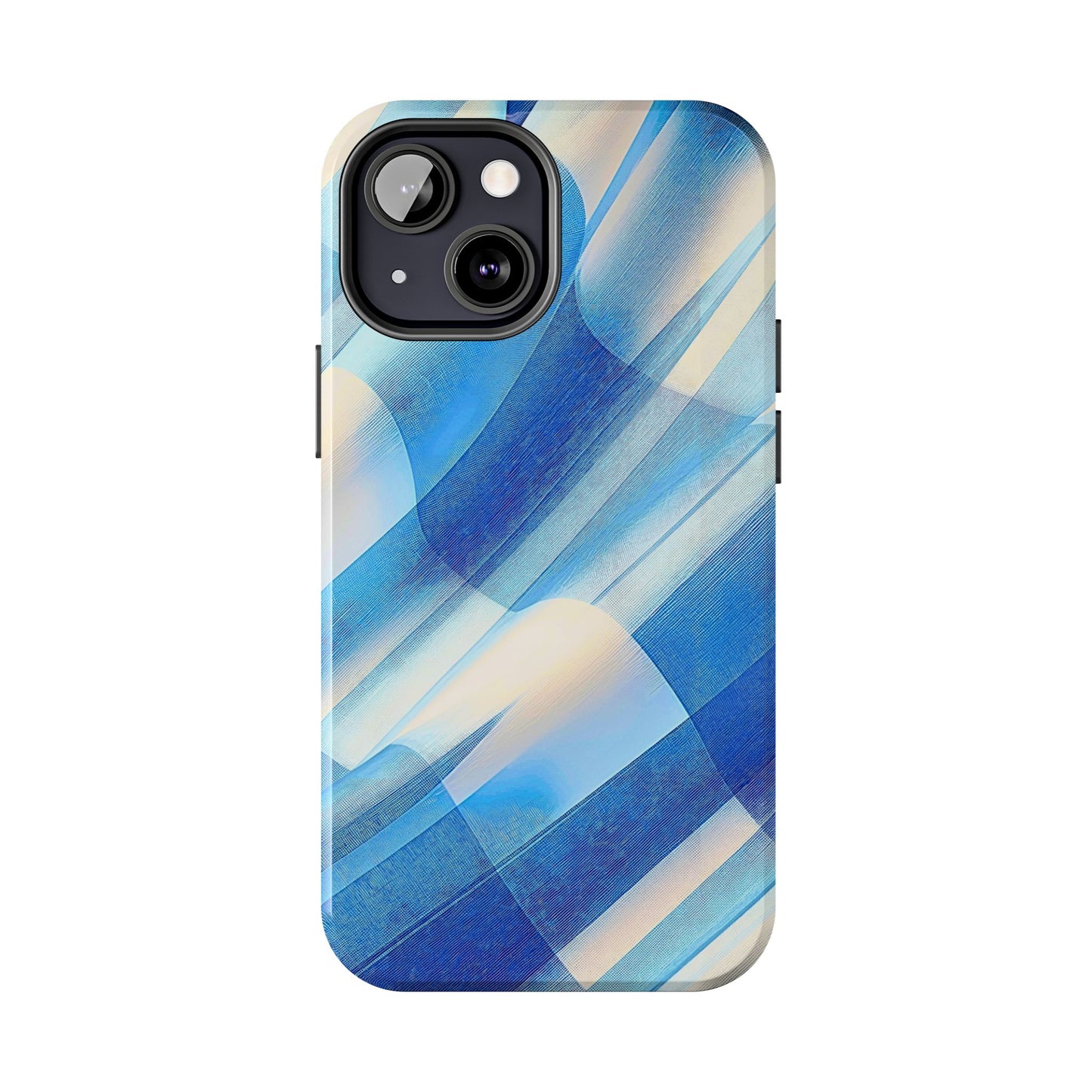 Pastel Plaid Pattern Clean Tough Phone Case | Aesthetic