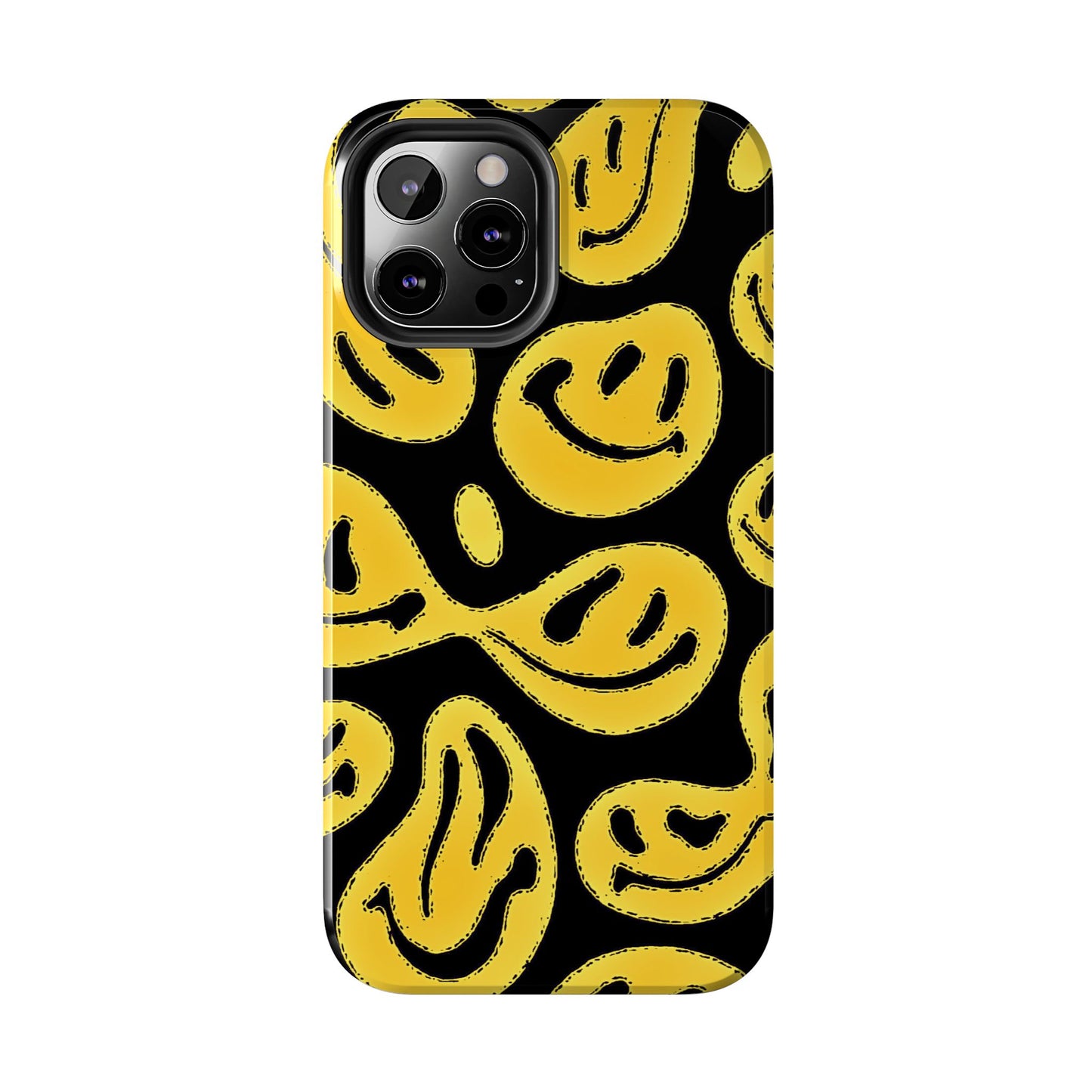 Colorful Trippy Smiley Face (Version 1) Tough Phone Case | Aesthetic
