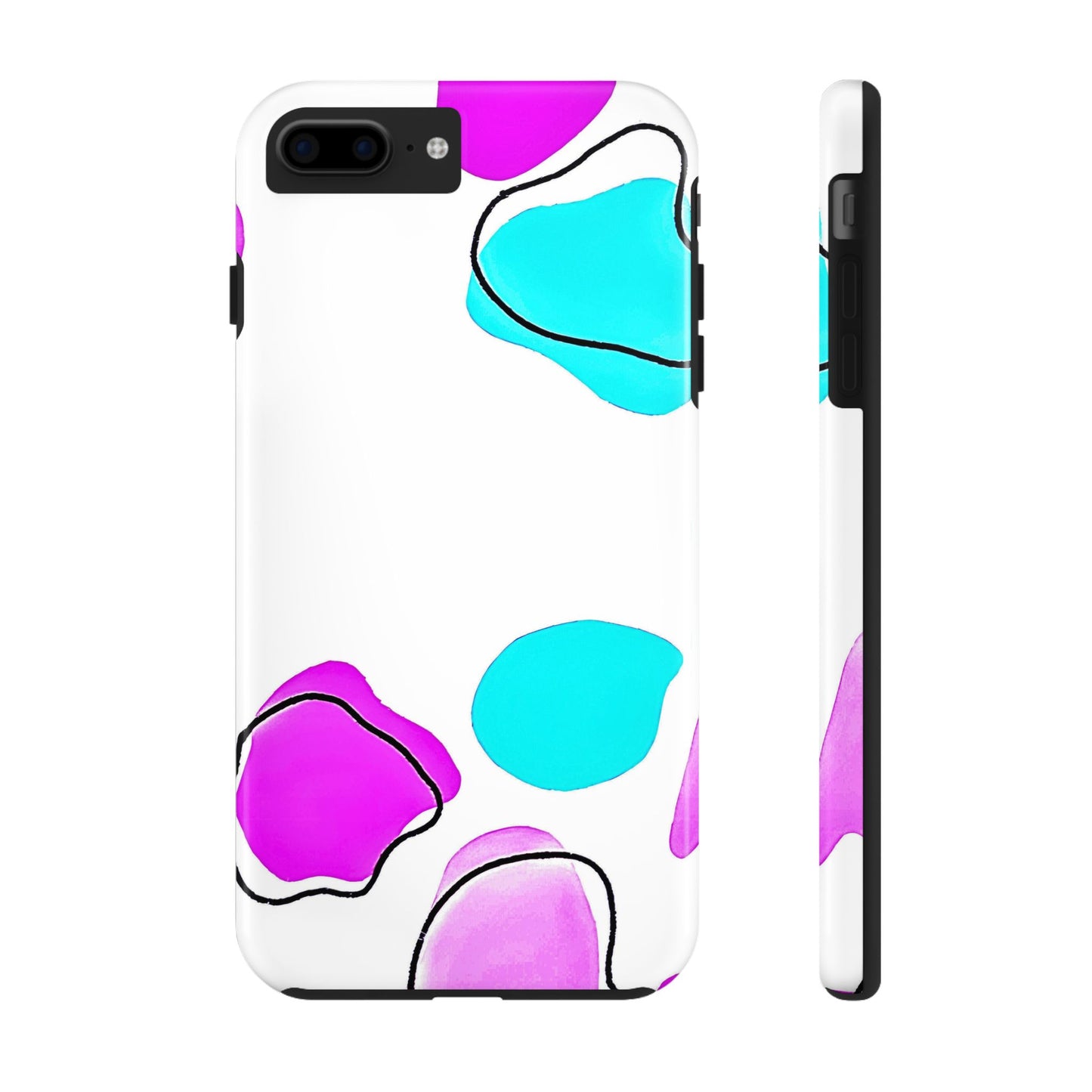 Abstract Shapes Preppy Pastel Style (Version 2) Tough Phone Case | Aesthetic