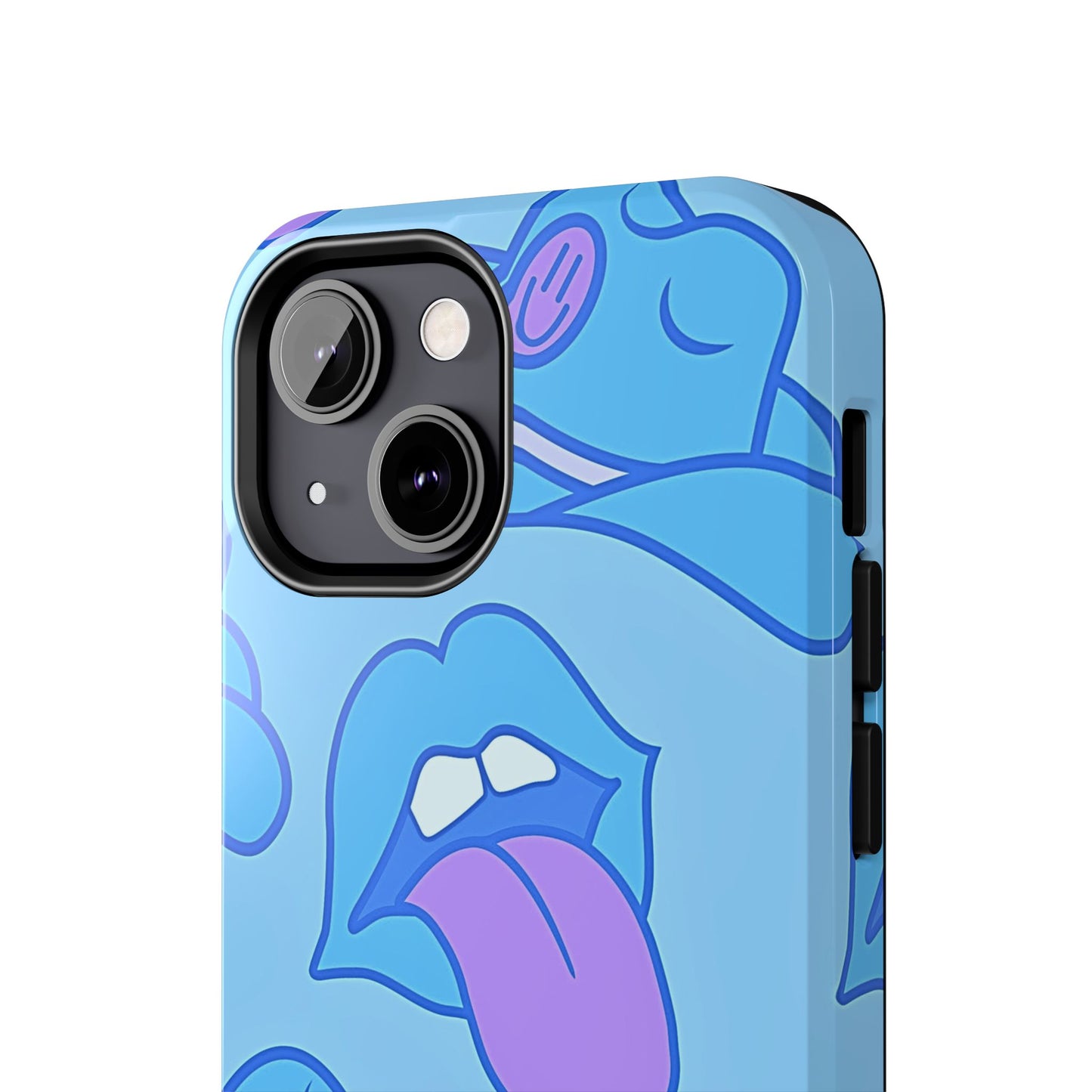 Preppy Cowboy Hat & Hot Lips Pattern (Version 2) Tough Phone Case | Aesthetic