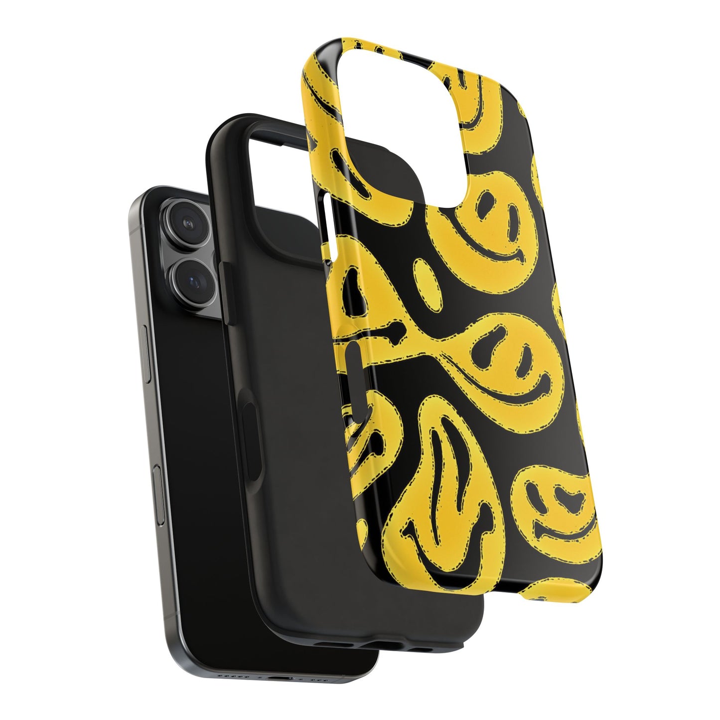 Colorful Trippy Smiley Face (Version 1) Tough Phone Case | Aesthetic