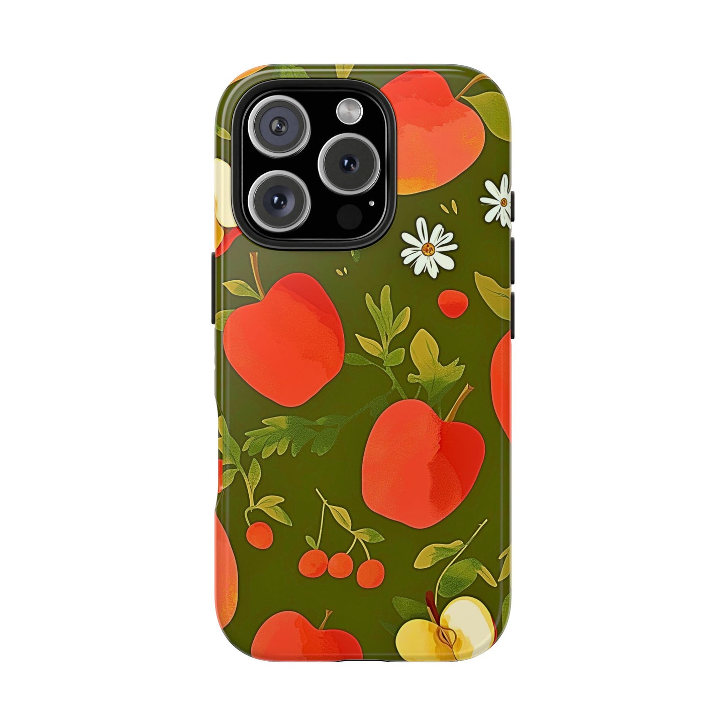 Apple & Berry Garden Pattern Style Tough Phone Case/Cover | Aesthetic