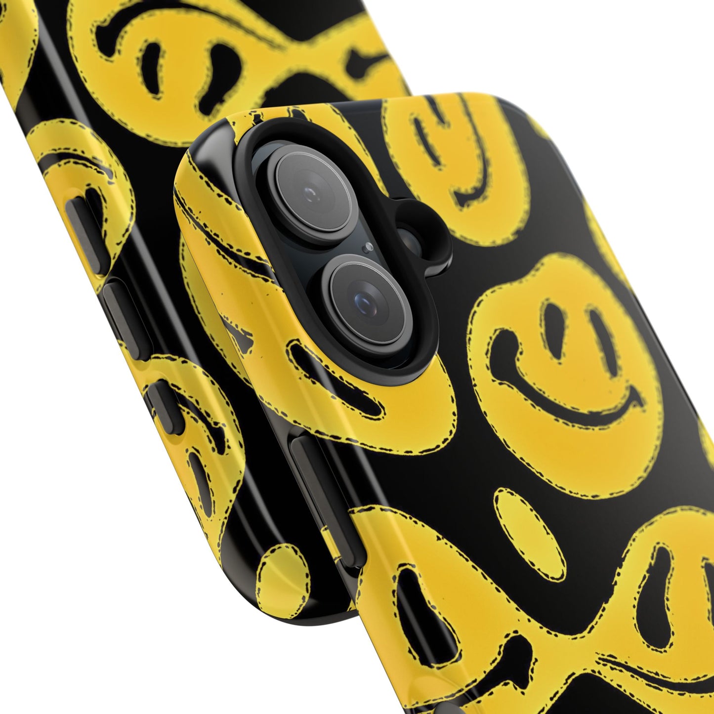 Colorful Trippy Smiley Face (Version 1) Tough Phone Case | Aesthetic