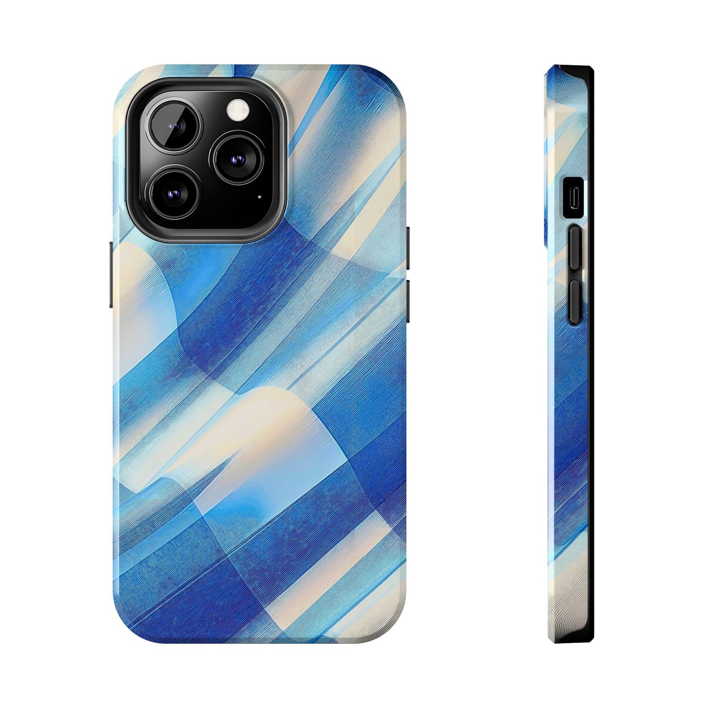 Pastel Plaid Pattern Clean Tough Phone Case | Aesthetic