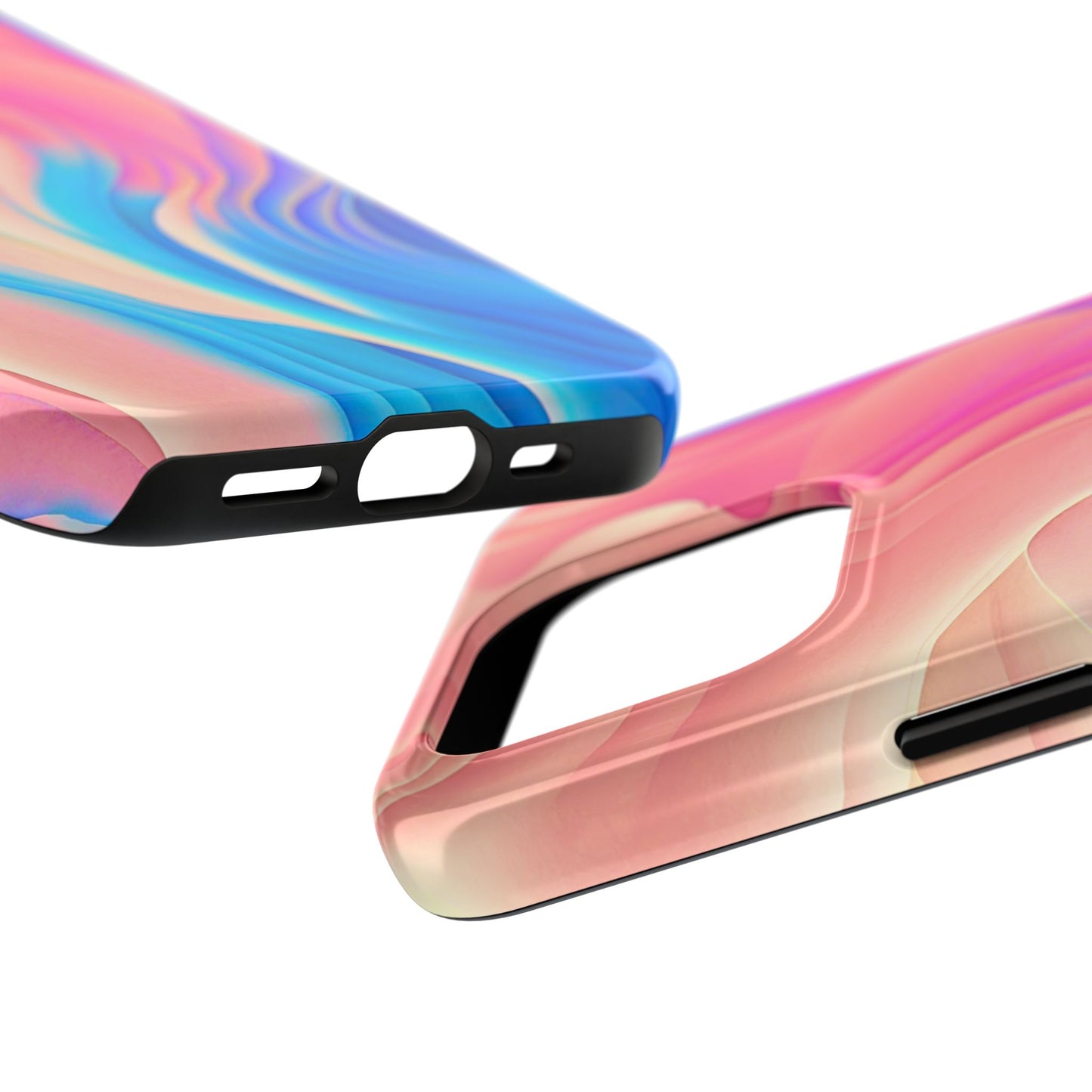 Abstract Pastel Waves Tough Phone Case | Aesthetic