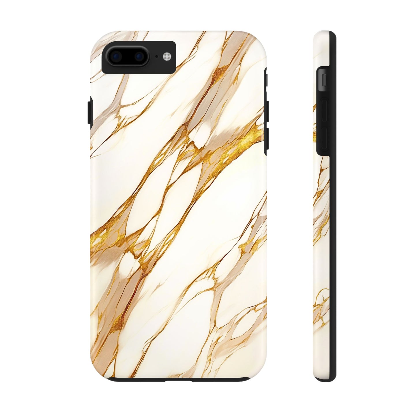 Luxury Marble Gold Vein Texture Pattern Style Tough Phone Case/Cover | Aesthetic