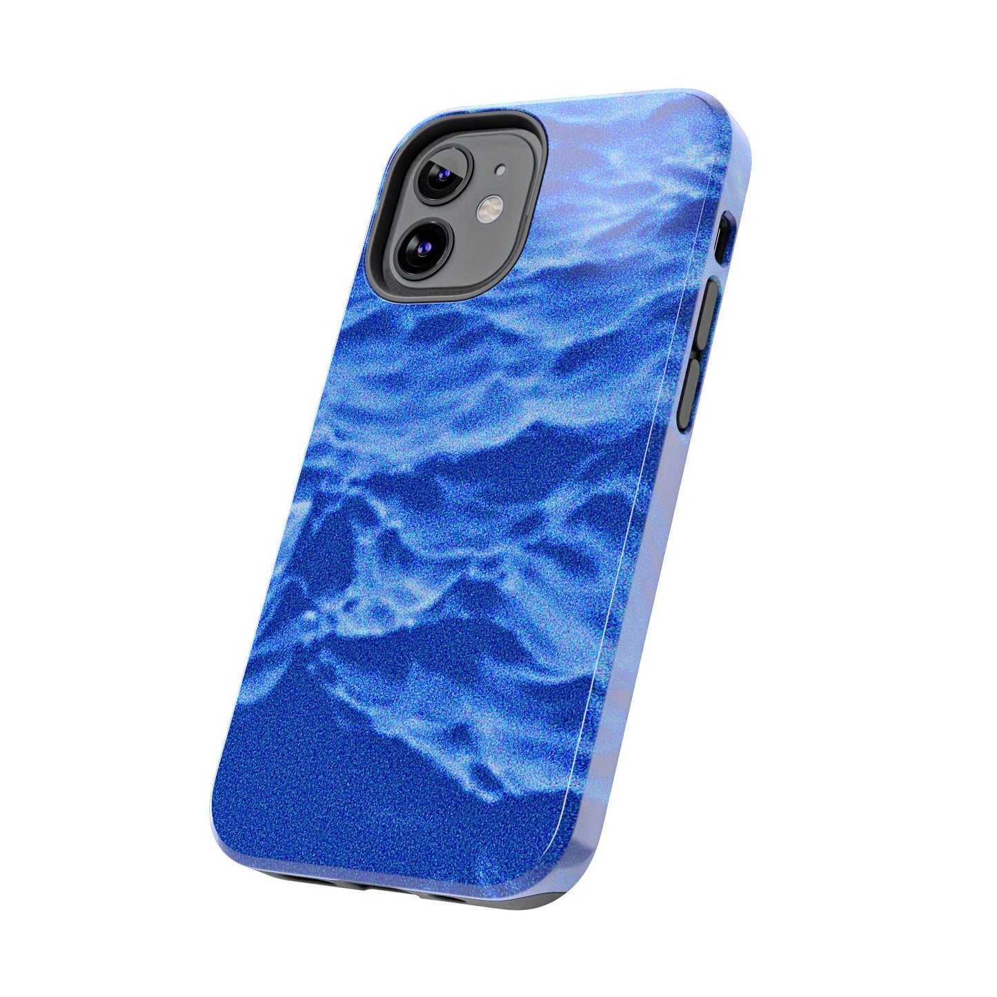 Blurred Ocean Waves Dark Blue Tough Phone Case | Aesthetic