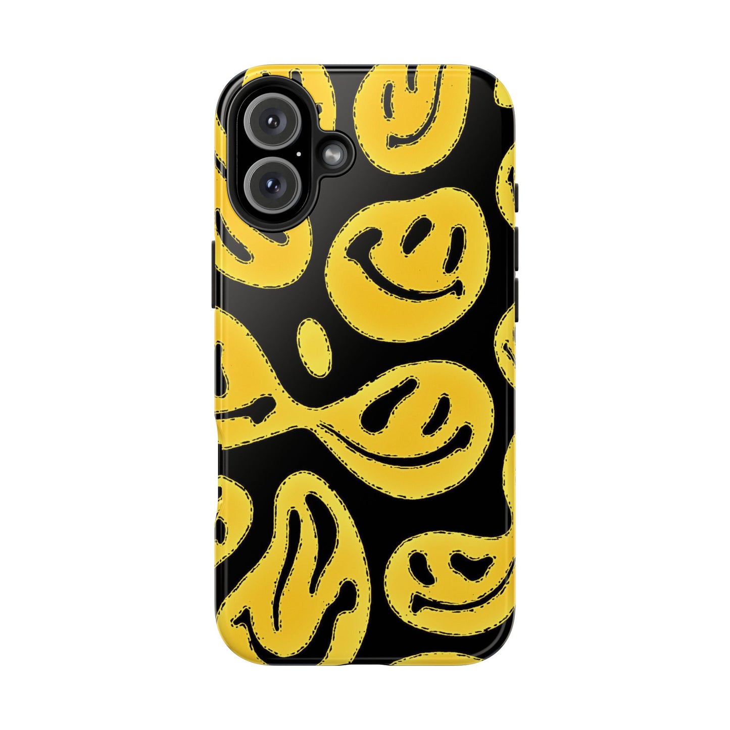 Colorful Trippy Smiley Face (Version 1) Tough Phone Case | Aesthetic