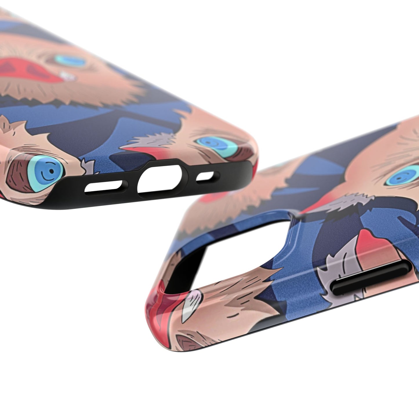 Inosuke Hashibira Head Pattern Tough Phone Case | Anime - Demon Slayer