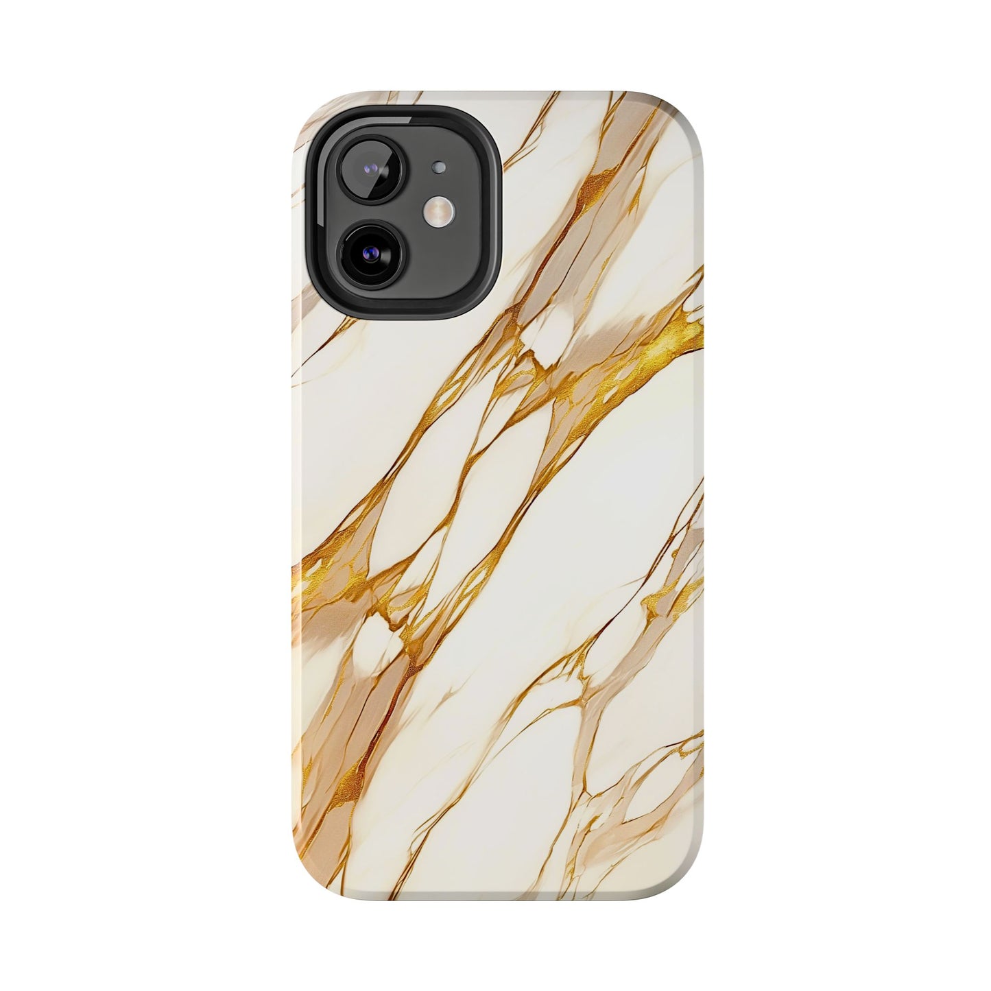 Luxury Marble Gold Vein Texture Pattern Style Tough Phone Case/Cover | Aesthetic