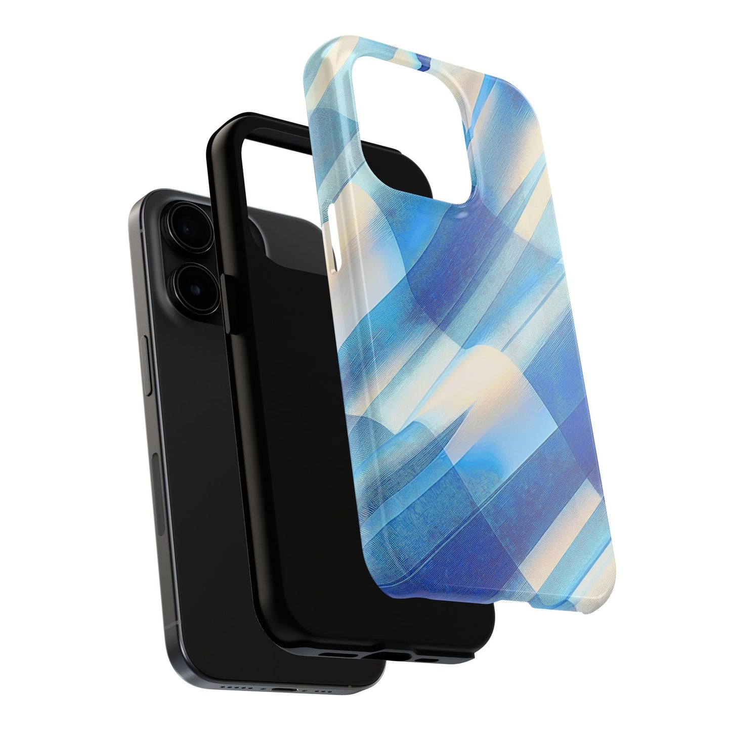 Pastel Plaid Pattern Clean Tough Phone Case | Aesthetic
