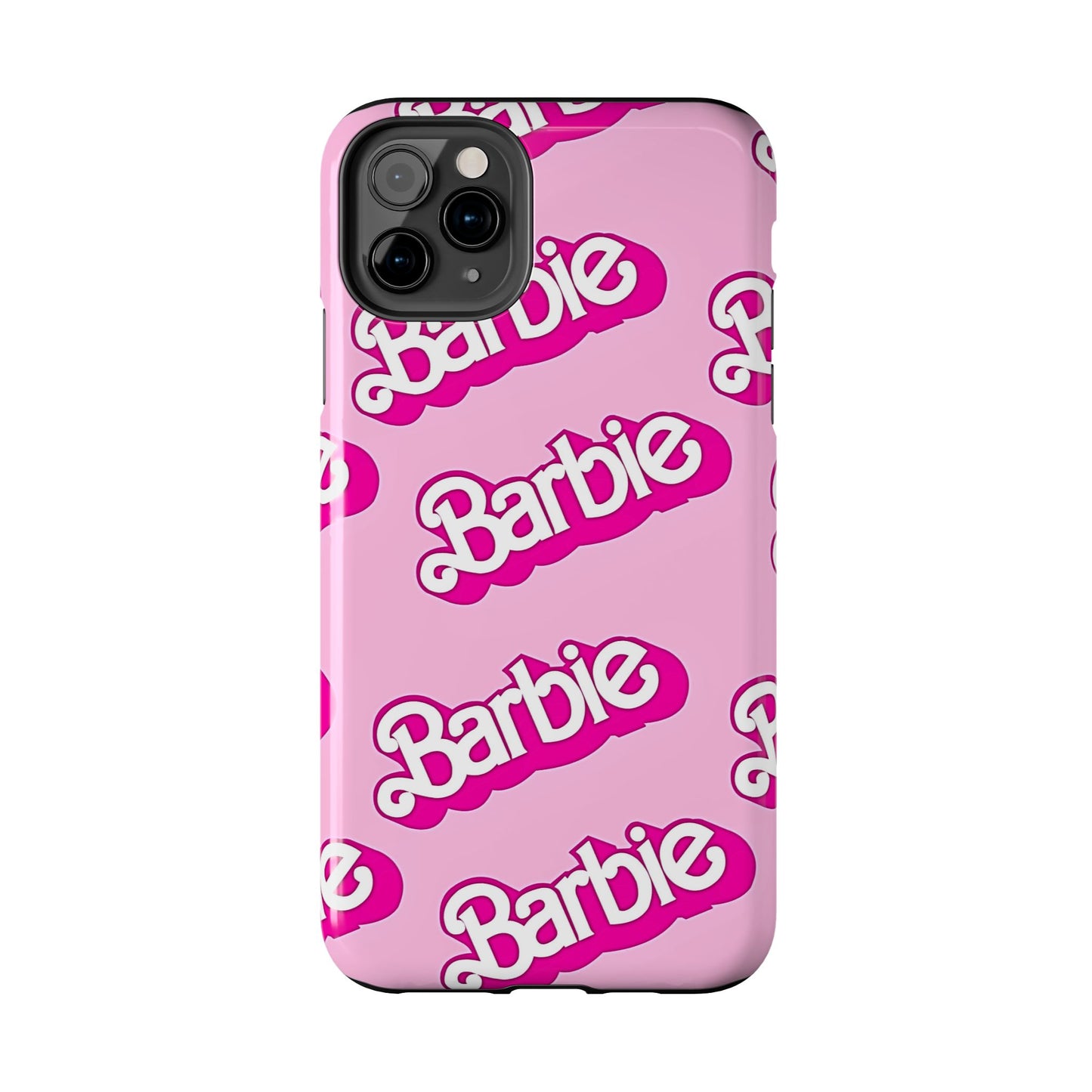 Retro Style Barbie Logo Pattern Tough Phone Case/Cover | Aesthetic