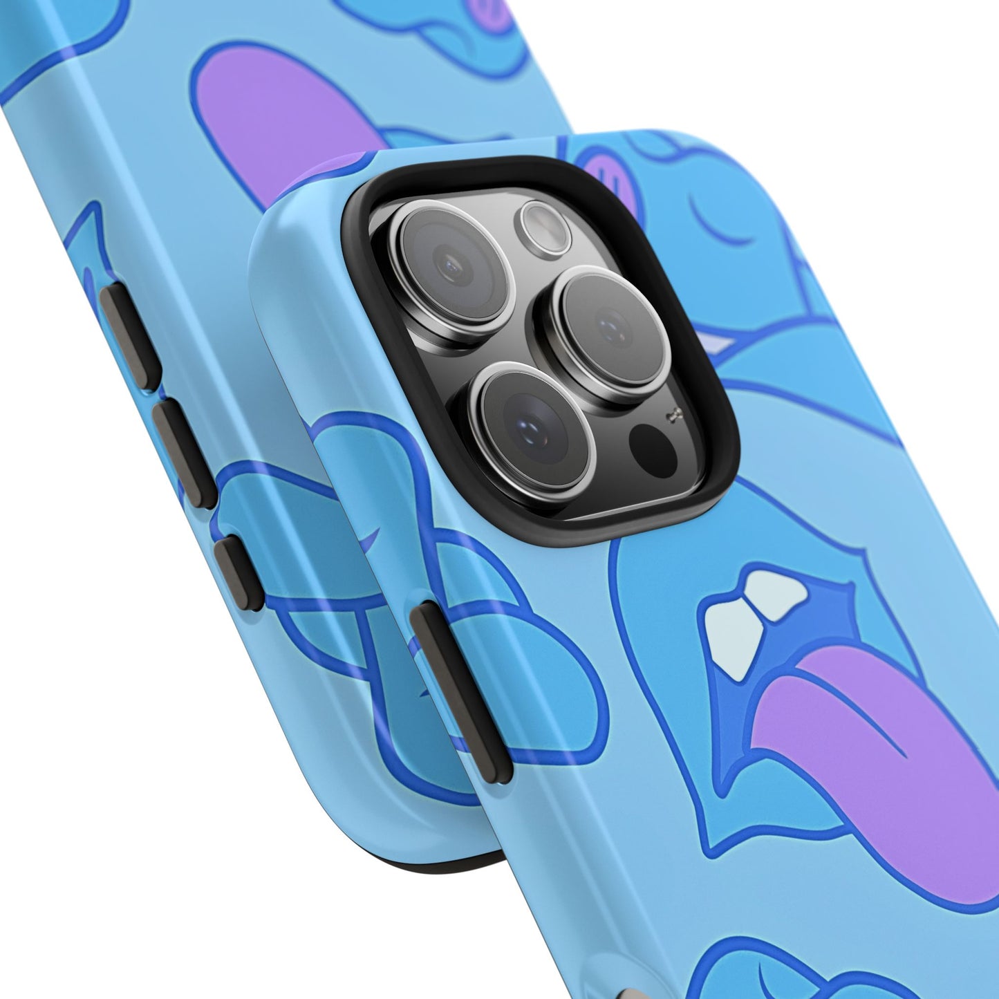 Preppy Cowboy Hat & Hot Lips Pattern (Version 2) Tough Phone Case | Aesthetic