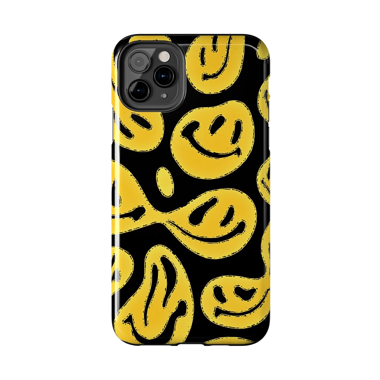 Colorful Trippy Smiley Face (Version 1) Tough Phone Case | Aesthetic