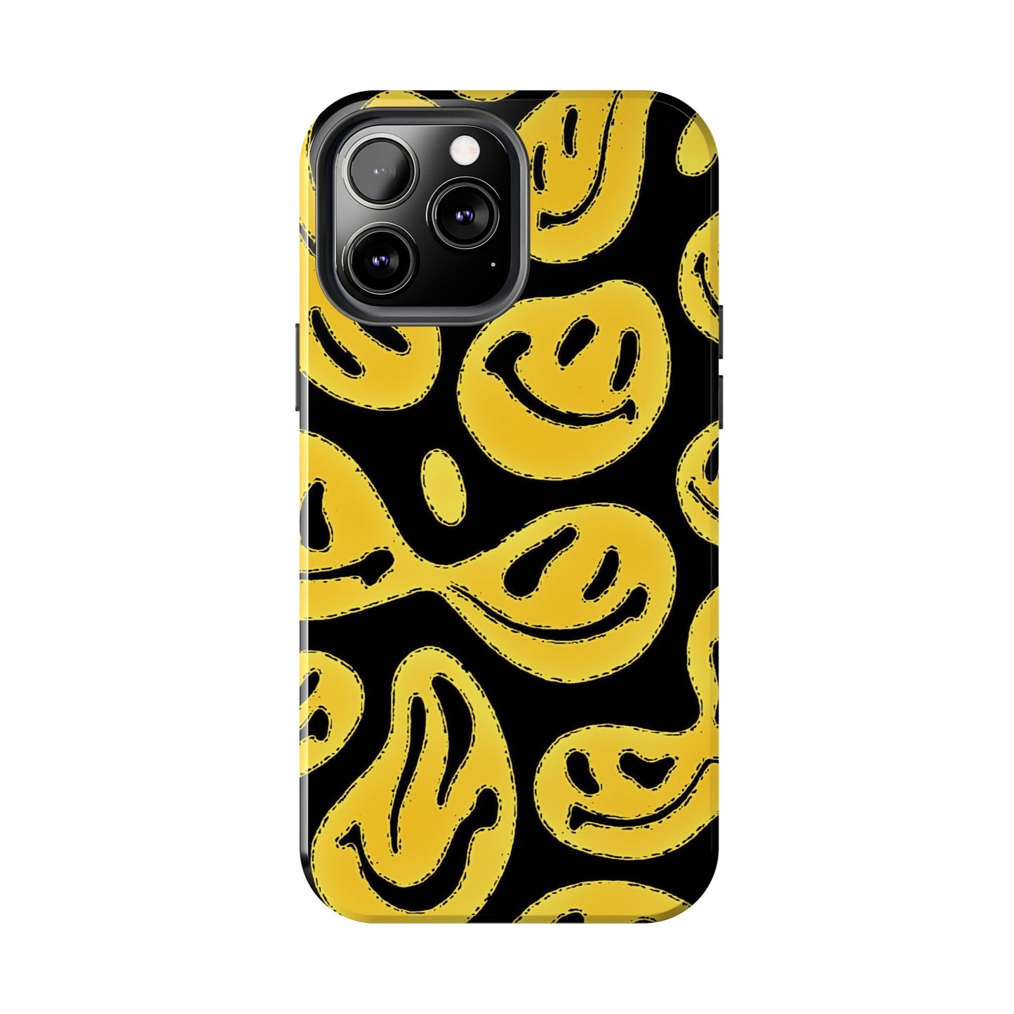 Colorful Trippy Smiley Face (Version 1) Tough Phone Case | Aesthetic