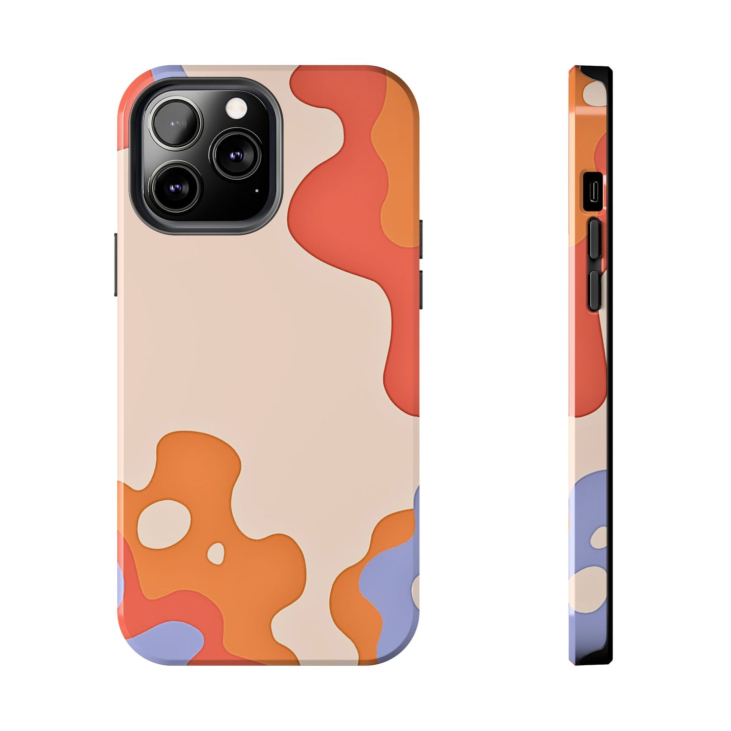 Funda resistente para teléfono con diseño de pastel líquido de verano | Estética
