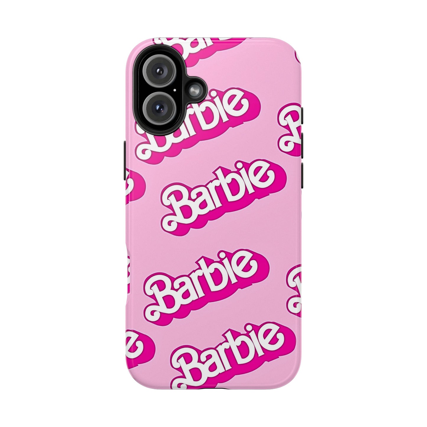 Retro Style Barbie Logo Pattern Tough Phone Case/Cover | Aesthetic