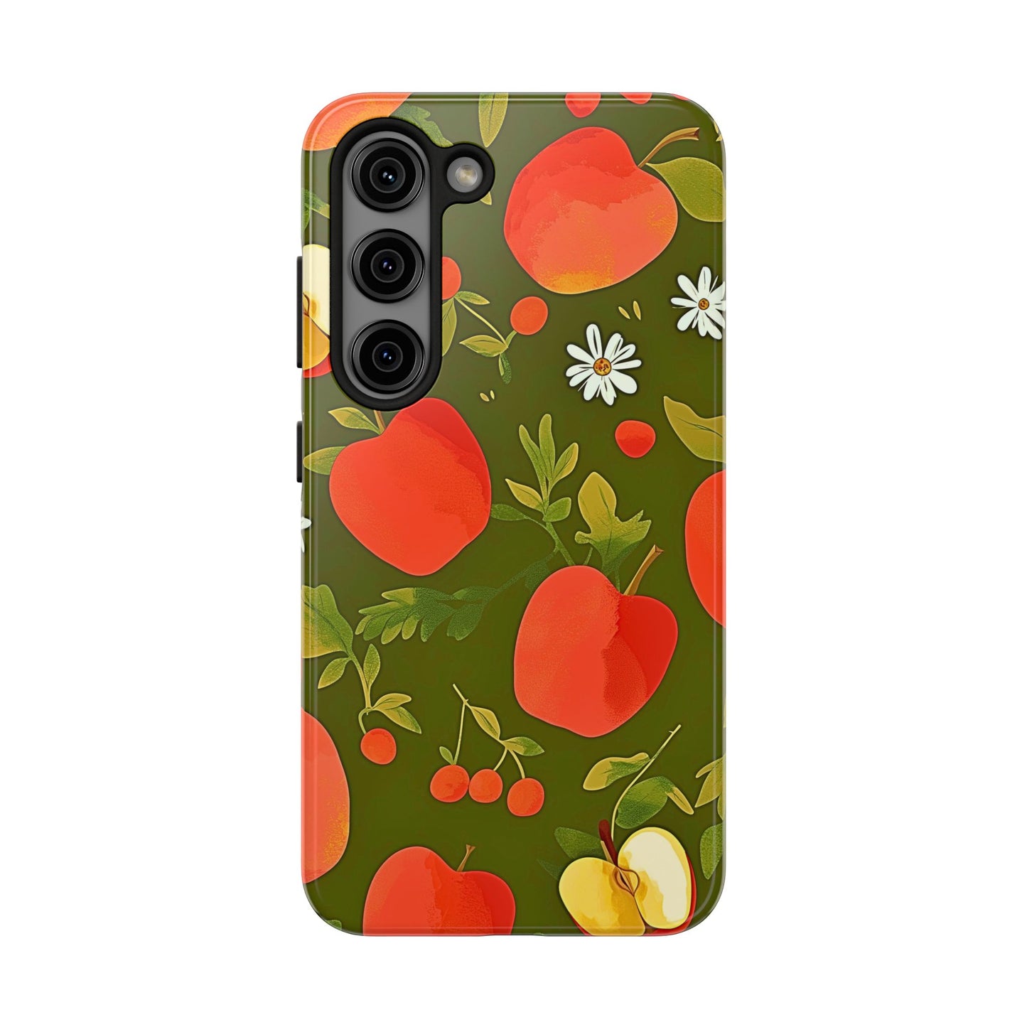 Apple & Berry Garden Pattern Style Tough Phone Case/Cover | Aesthetic