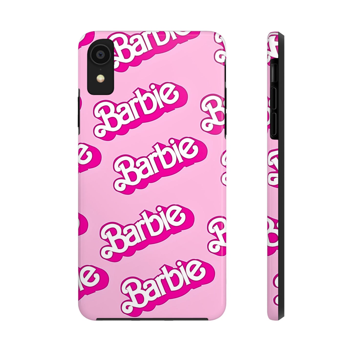 Retro Style Barbie Logo Pattern Tough Phone Case/Cover | Aesthetic