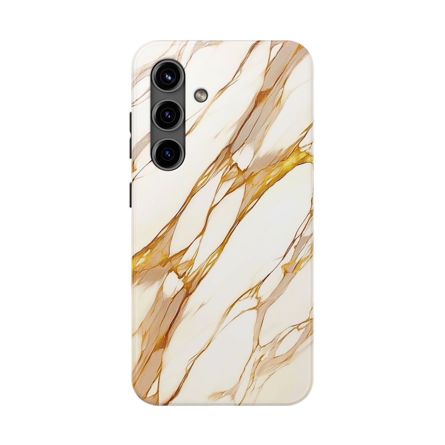 Luxury Marble Gold Vein Texture Pattern Style Tough Phone Case/Cover | Aesthetic