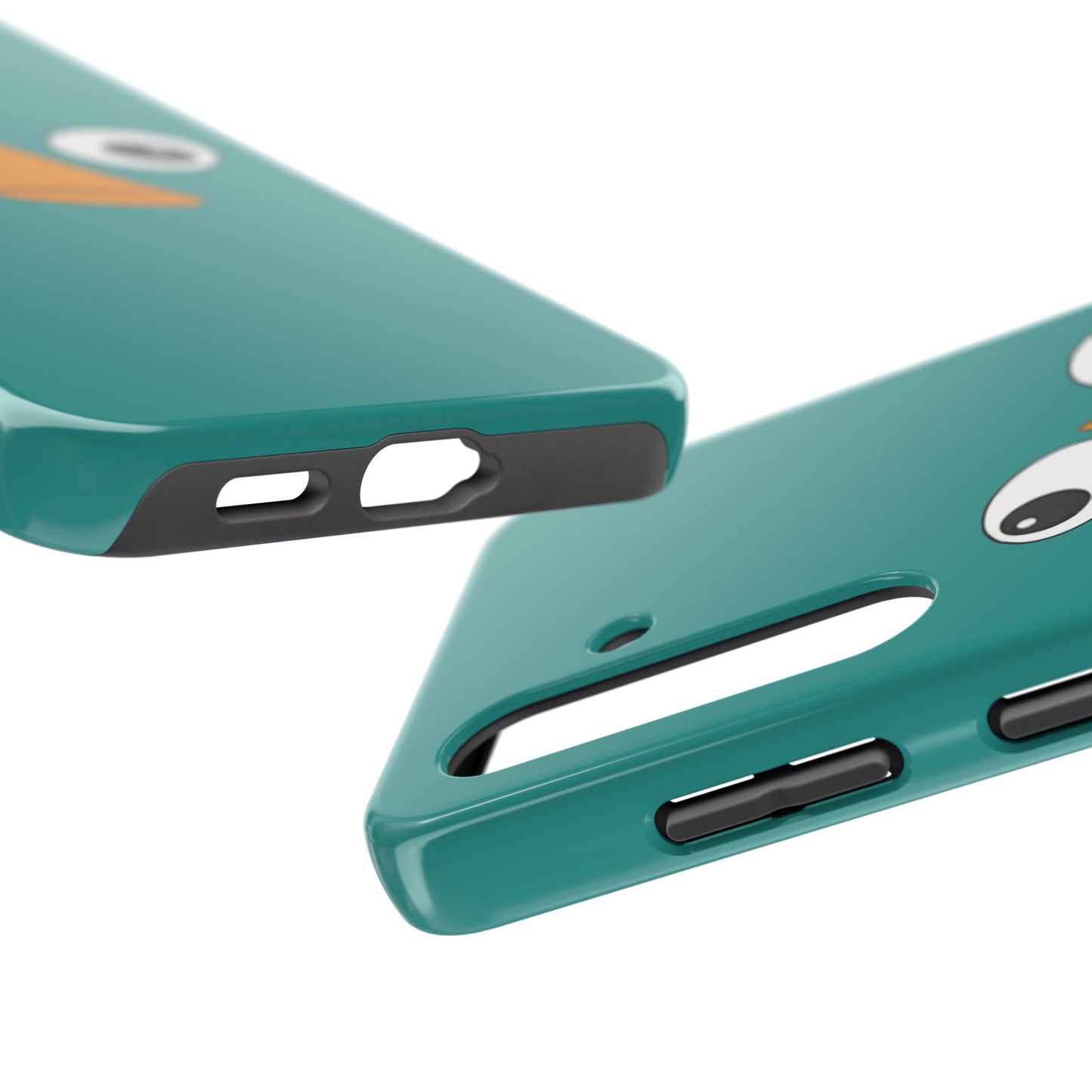 Phineas and Ferb Perry Platypus Eyes Teal Expression Tough Phone Case | Cartoon